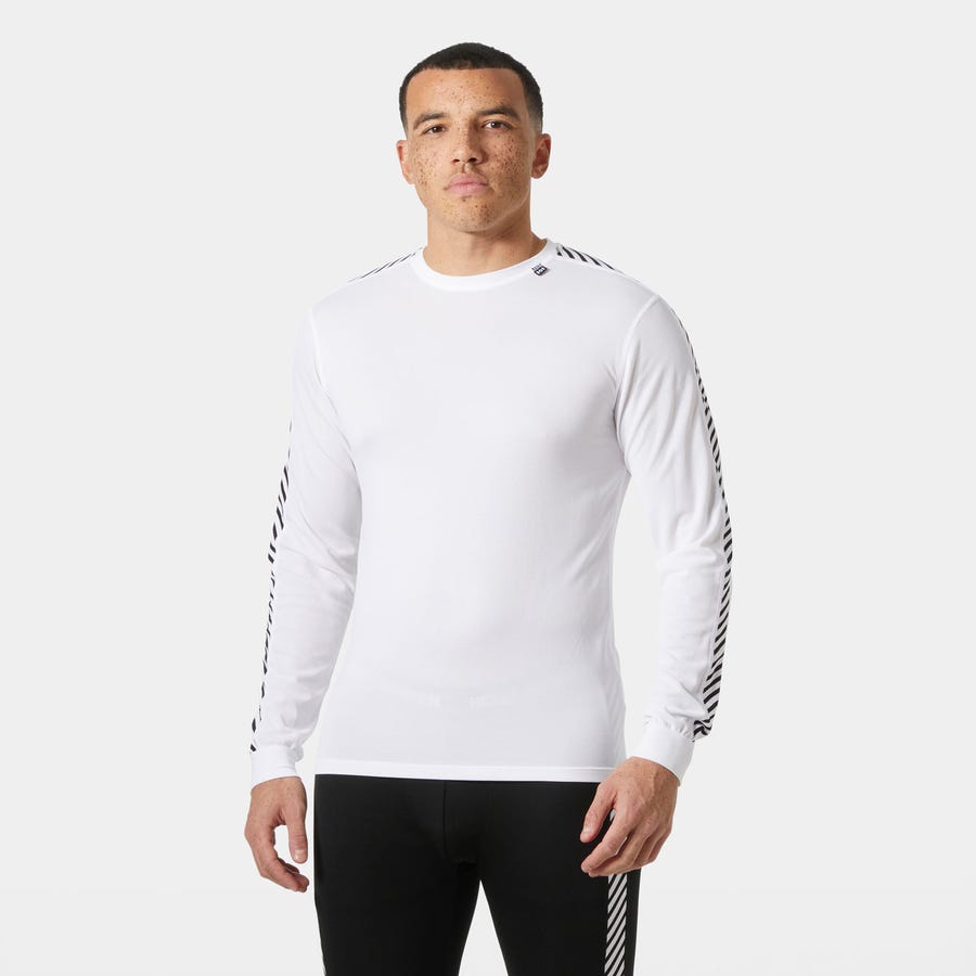Men's LIFA Stripe Long-Sleeve Crew Base Layer