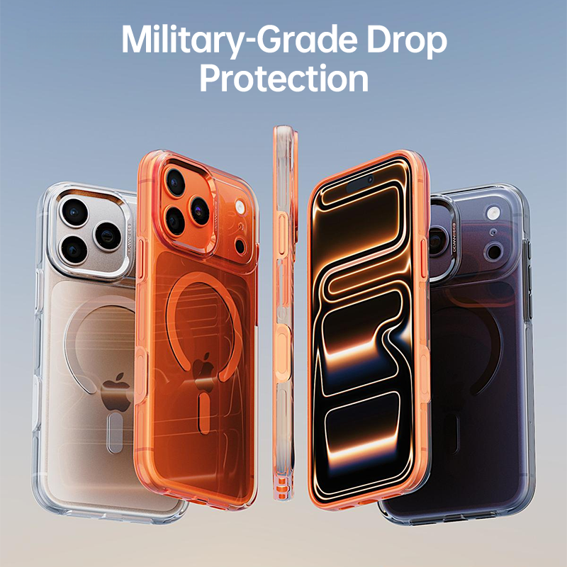 Dopamine Transparent Magnetic Case for iPhone 17 Series