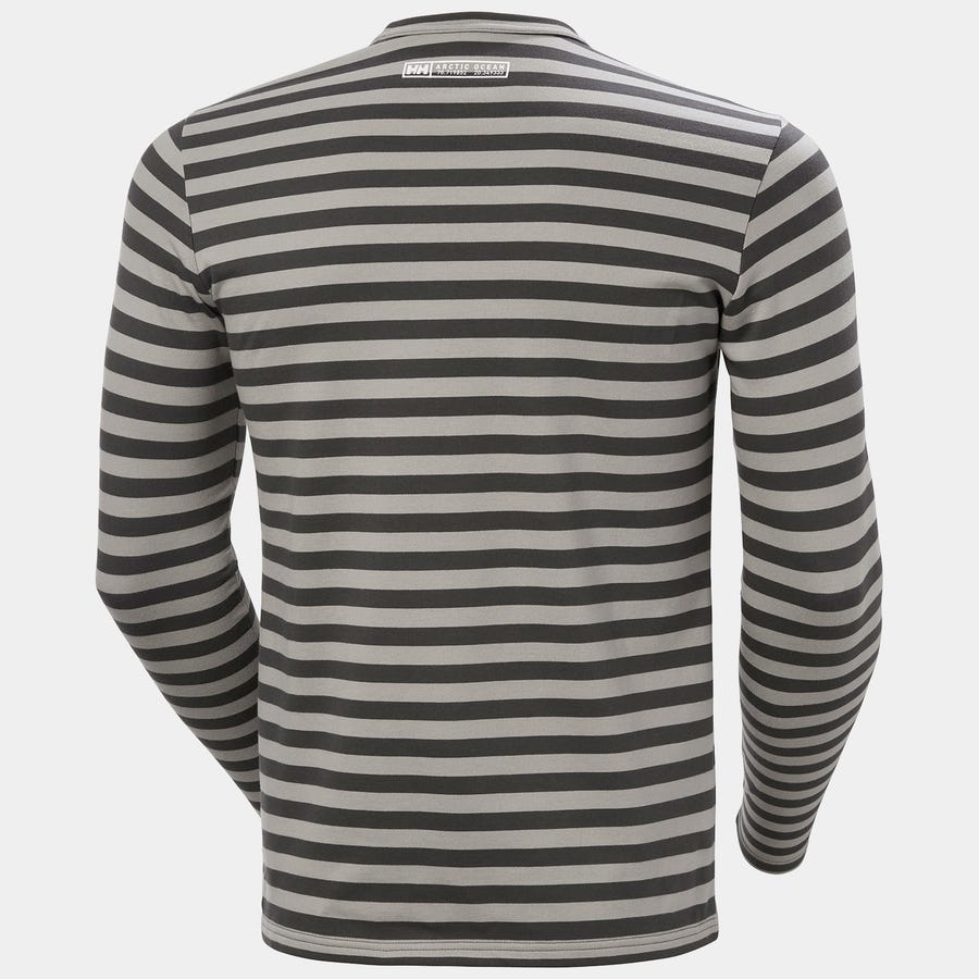 Men's Arctic Ocean Long-Sleeve Cotton T-Shirt