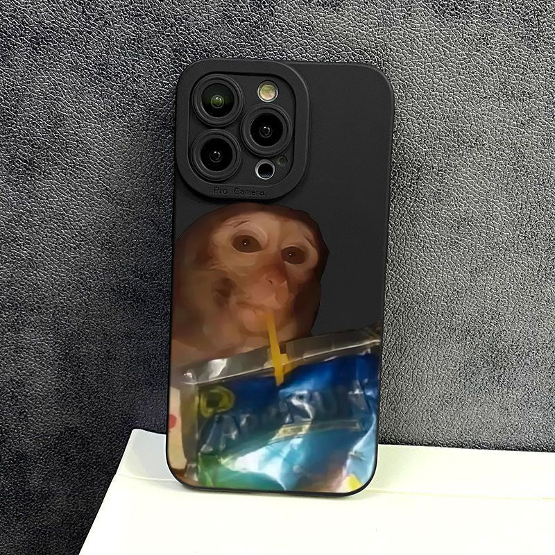Funny Monkey - All-Inclusive Capri Length Phone Case, Compatible with iPhone