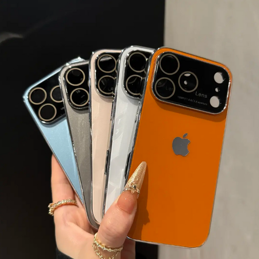 Aurora Laser Square Phone Case for iPhone Series