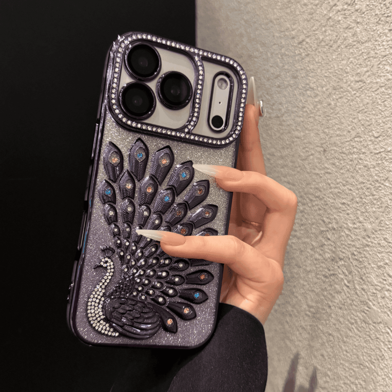 Creative Electroplating Peacock Phone Case (for iPhone Series)